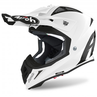 Casque Cross Airoh Aviator Ace White Casque Cross Airoh Aviator Ace White