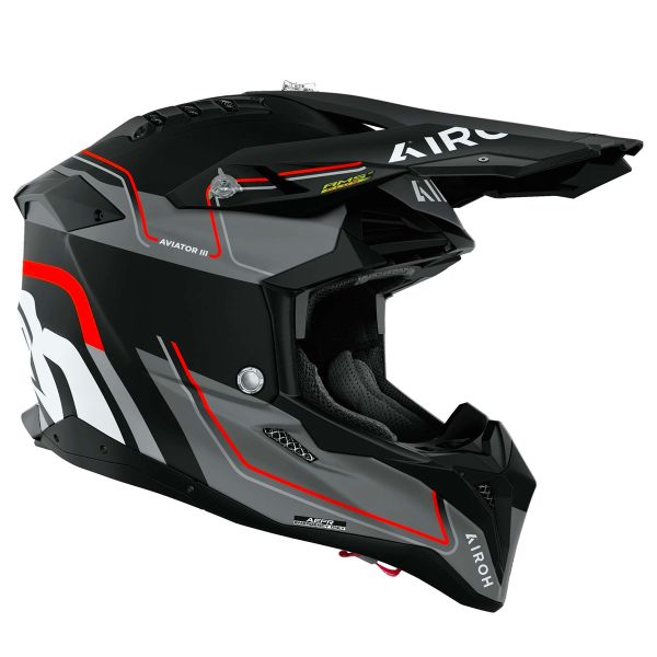 Airoh Aviator 3 Leader Arancione Opaco