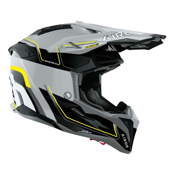 Airoh Aviator 3 Leader giallo lucido