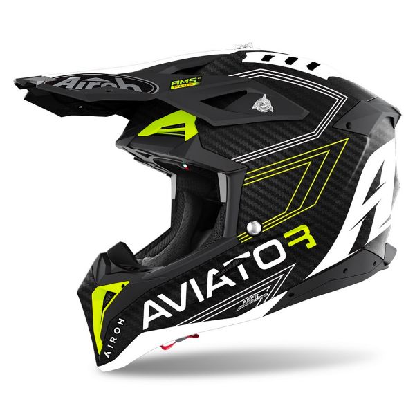 Casco Moto Airoh Aviator 3 Primal Yellow Matt pronto per l'invio |  iCasque.it