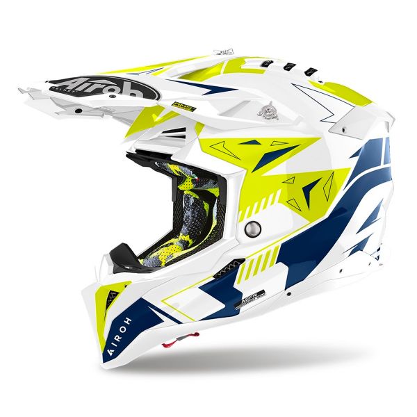 Cross Airoh Aviator 3 Spin Yellow Blue