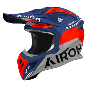 Cross Airoh Aviatore Ace 2 Fury Ceruleo lucido