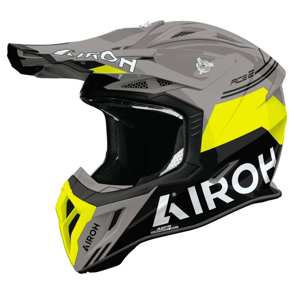 Cross Airoh Aviator Ace 2 Giallo Furia Lucido