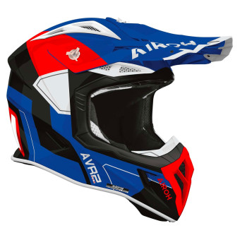 Airoh Aviatore Ace 2 Scudo Blu Rosso Lucido