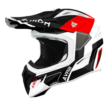 Cross Airoh Aviator Ace 2 Scudo Rosso Lucido