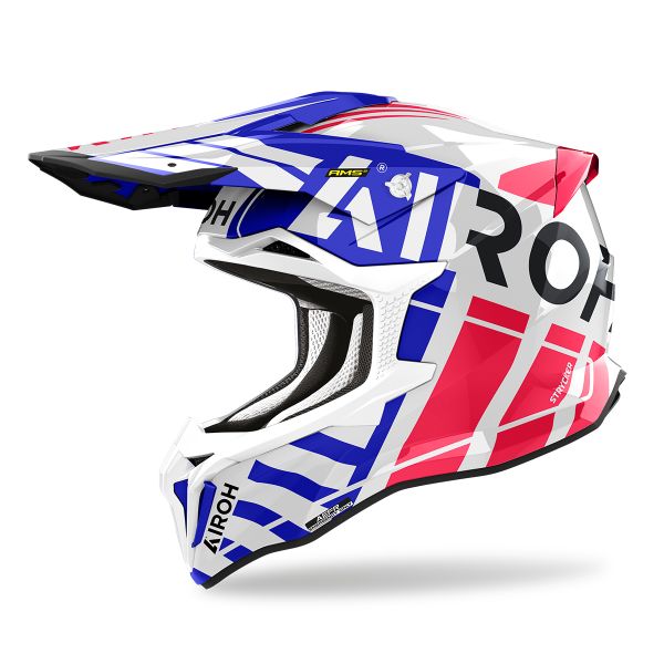 Cross Airoh Strycker Brave Blue Red