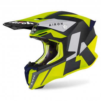 Casque Cross Airoh Twist 2.0 Lift Yellow Blue Matt Casque Cross Airoh Twist 2.0 Lift Yellow Blue Matt