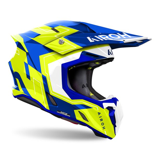 Airoh Twist 3 Dizzy Blue Yellow