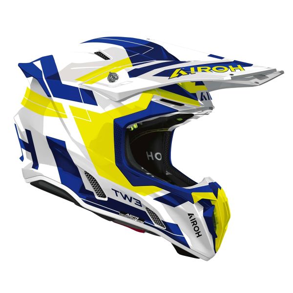 Airoh Twist 3 Dinastia blu giallo lucido