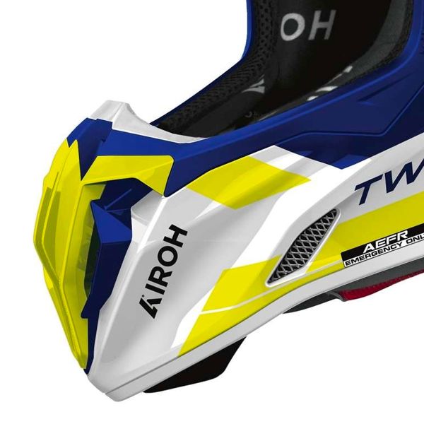 Airoh Twist 3 Dinastia blu giallo lucido