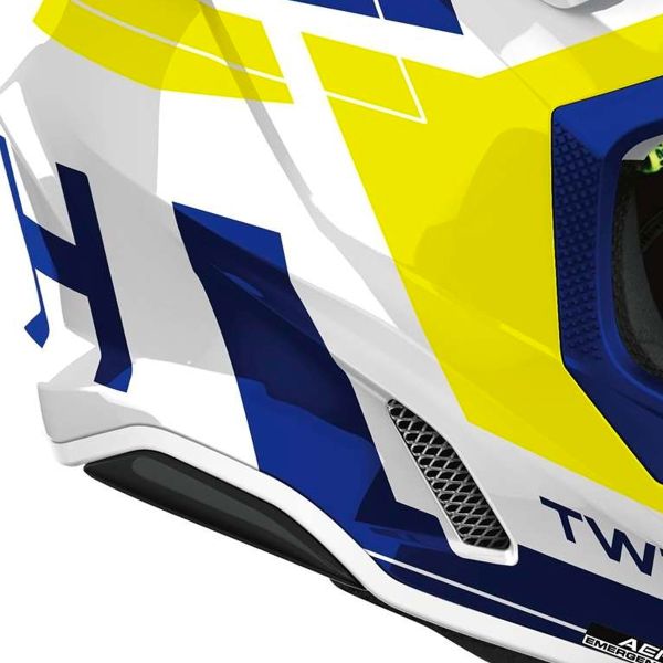 Airoh Twist 3 Dinastia blu giallo lucido