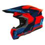 Casque Cross Airoh Twist 3 fantasia arancio blu lucido