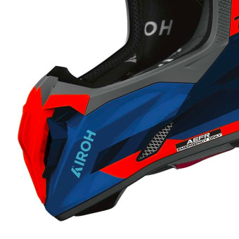 Airoh Twist 3 fantasia arancio blu lucido