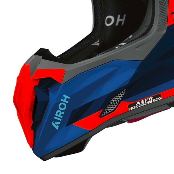 Airoh Twist 3 fantasia arancio blu lucido