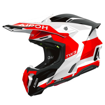 Cross Airoh Twist 3 Rosso fantasia lucido