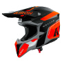 Casque Cross Airoh Wraaap Conquer Arancione Opaco