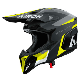 Cross Airoh Wraaap Conquer Giallo Opaco