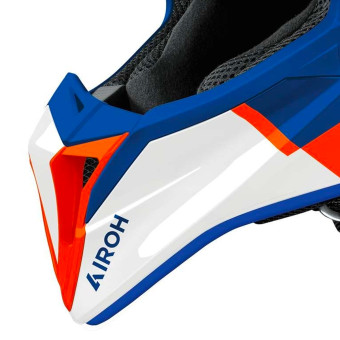 Airoh Wraaap Vision Arancione Blu Lucido
