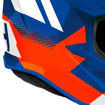 Airoh Wraaap Vision Arancione Blu Lucido