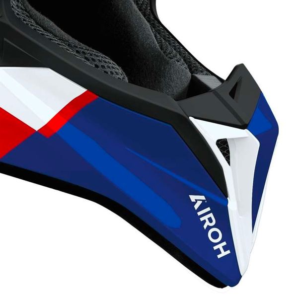 Airoh Wraaap Vision Rosso Blu Lucido