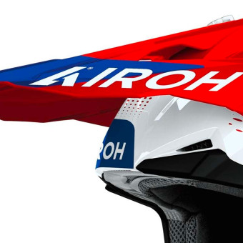 Airoh Wraaap Vision Rosso Blu Lucido