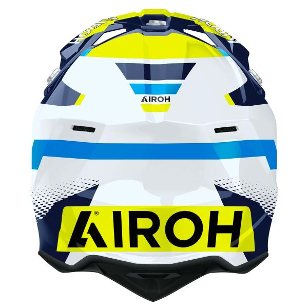 Airoh Wraaap Vision Giallo Blu Lucido