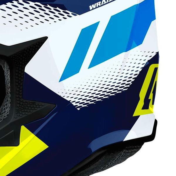 Airoh Wraaap Vision Giallo Blu Lucido