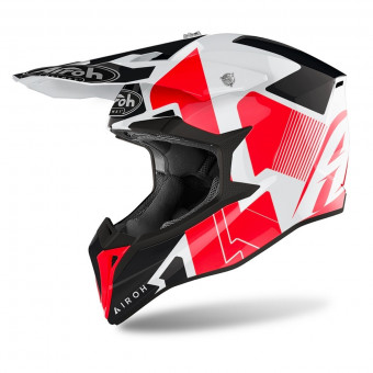 Casque Cross Airoh Wraap Raze Red Casque Cross Airoh Wraap Raze Red