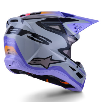 Alpinestars Jettson S-M3 Grigio Viola Nero Lucido