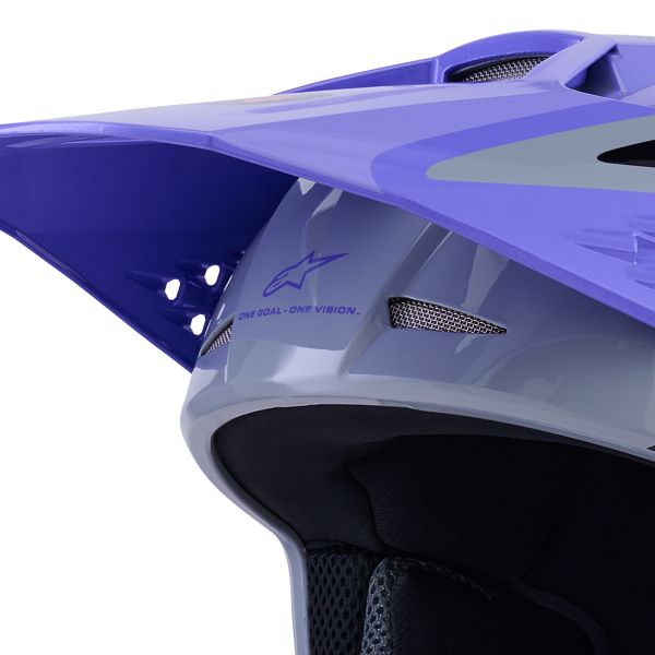 Alpinestars Jettson S-M3 Grigio Viola Nero Lucido