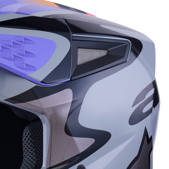 Alpinestars Jettson S-M3 Grigio Viola Nero Lucido