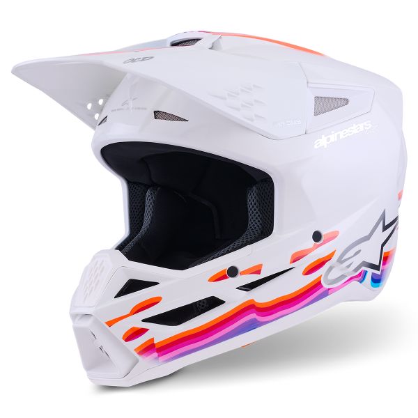 Cross Alpinestars S-M3 Force Bianco Lucido