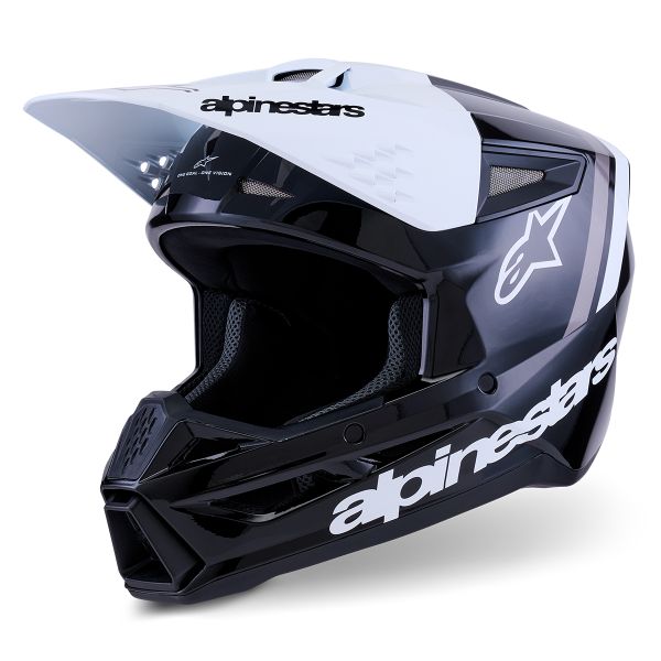 Cross Alpinestars S-M3 Radium Black White Gray Glossy
