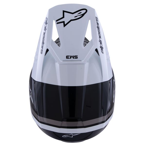 Alpinestars S-M3 Radium Black White Gray Glossy