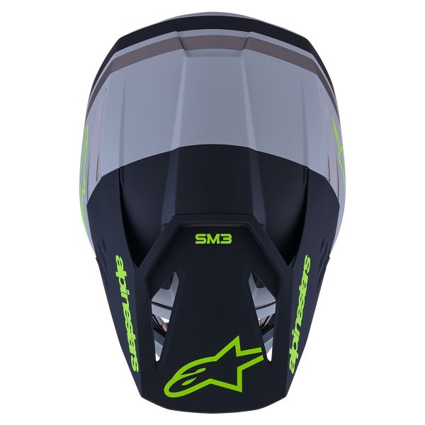 Alpinestars S-M3 Radium Gray Black Yellow FL Matt