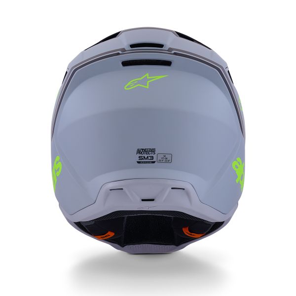 Alpinestars S-M3 Radium Gray Black Yellow FL Matt