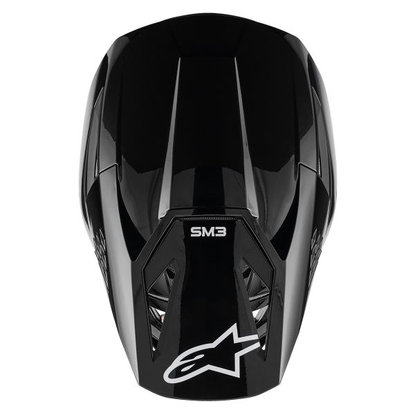 Alpinestars S-M3 Solid Black Glossy