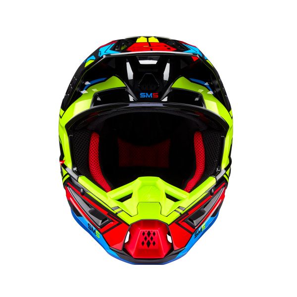 Alpinestars S-M5 Azione 2 Nero Giallo Fluo Rosso vivo