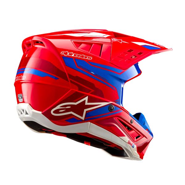 Alpinestars S-M5 Azione 2 Rosso brillante Blu
