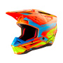 Casque Cross Alpinestars S-M5 Azione 2 Arancione Fluo Ciano Giallo Fluo