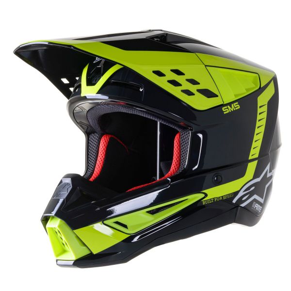 Cross Alpinestars S-M5 Beam Black Anthracite Yellow Fluo