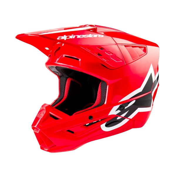 Cross Alpinestars S-M5 Corpo rosso brillante Cross Alpinestars S-M5 Corpo rosso brillante