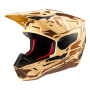 Casque Cross Alpinestars S-M5 Mineral Marrone Scuro Canguro Opaco