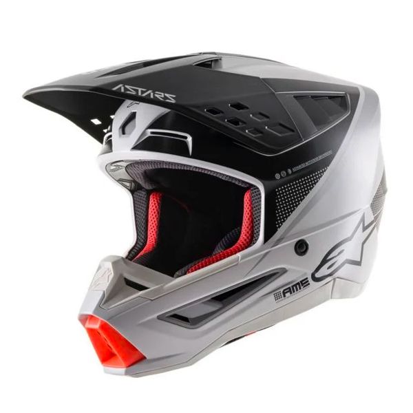 Cross Alpinestars S-M5 Rayon ECE Light Gray Black