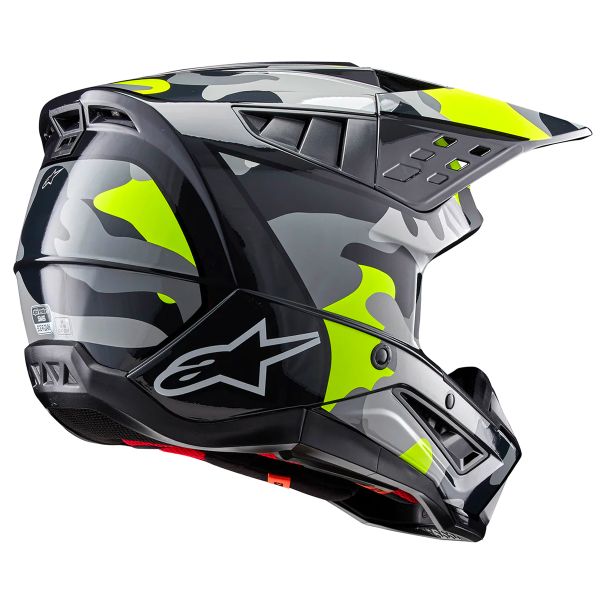 Alpinestars S-M5 Rover 2 Grigio scuro Giallo Fluo