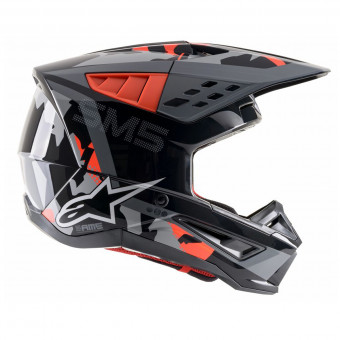 Alpinestars S-M5 Rover ECE Red Fluo Gray Camo