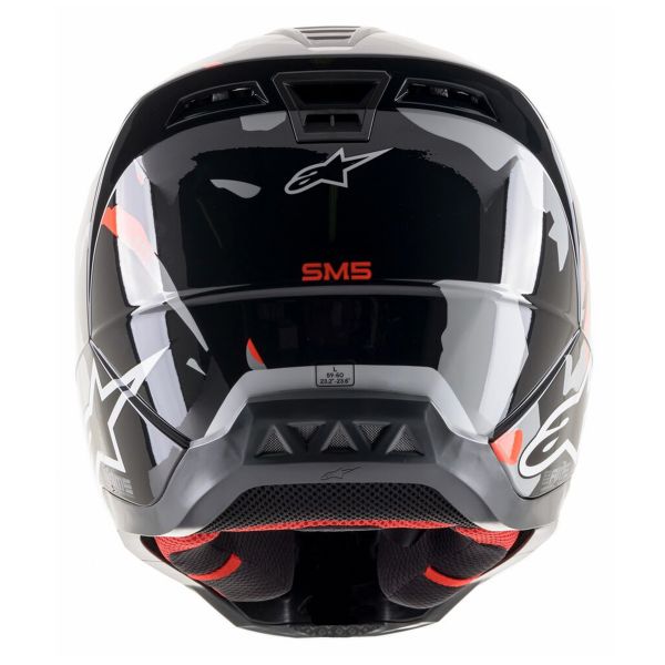 Casco Moto Alpinestars S-M5 Rover ECE Red Fluo Gray Camo Al Miglior Prezzo  | iCasque.it