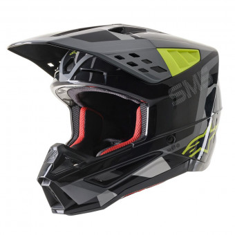 Cross Alpinestars S-M5 Rover ECE Yellow Fluo Gray Camo