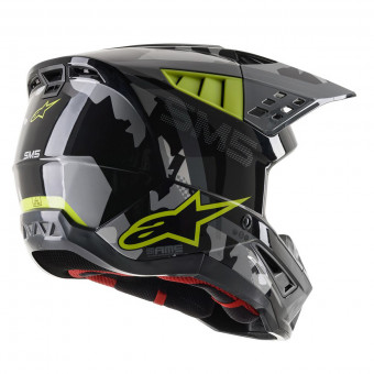 Alpinestars S-M5 Rover ECE Yellow Fluo Gray Camo