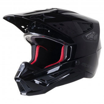 Casque Cross Alpinestars S-M5 Scout Black Silver Casque Cross Alpinestars S-M5 Scout Black Silver